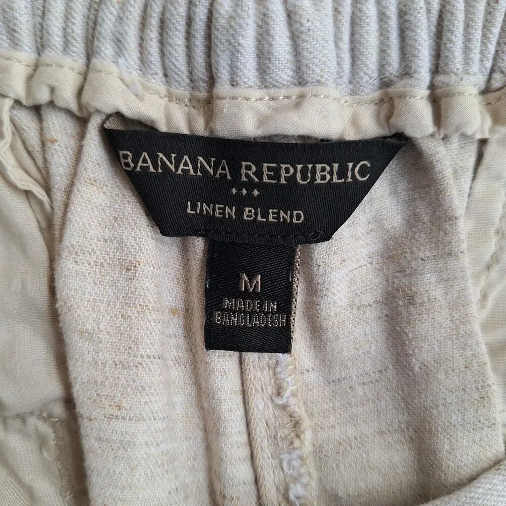 M Wide Leg Banana Republic Preppy Office Boho Chic Academia Travel Lounge Gaucho